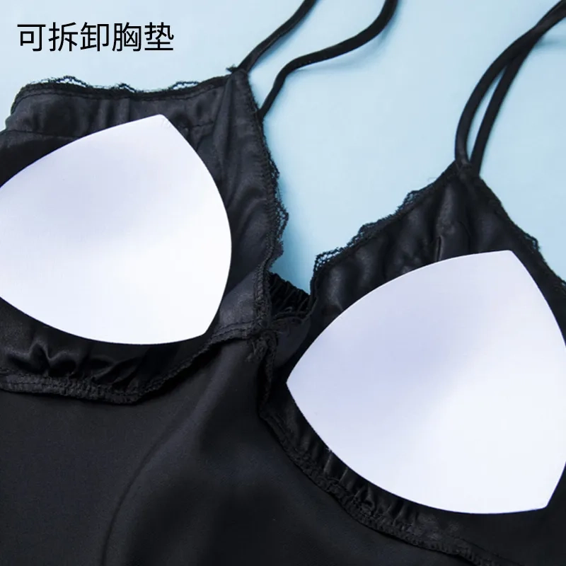 静英鸾 舒适简约休闲风格吊带纯欲家居服睡裙 女款