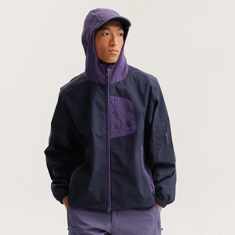 宫奴 山系机能连帽衣外套户外防水轻量化登山服运动夹克 男女同款
