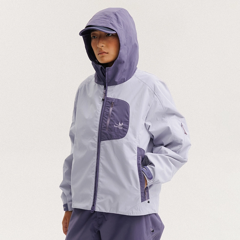 宫奴 山系机能连帽衣外套户外防水轻量化登山服运动夹克 男女同款