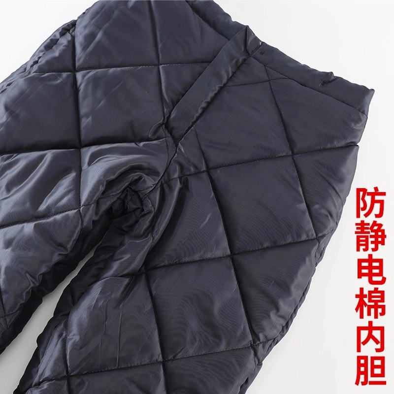 邦固依品 冬季保暖棉裤男加厚松紧腰工作裤防寒可拆卸冷库外穿劳保裤工装裤 男女同款