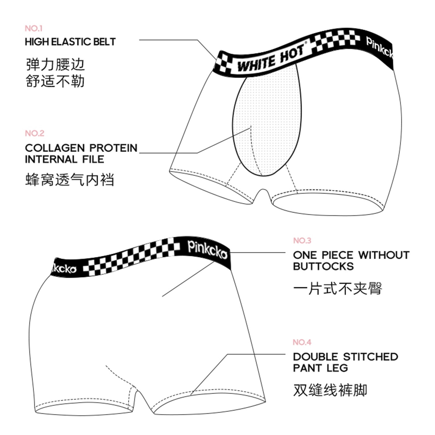 WHITE HOT x pinkcko