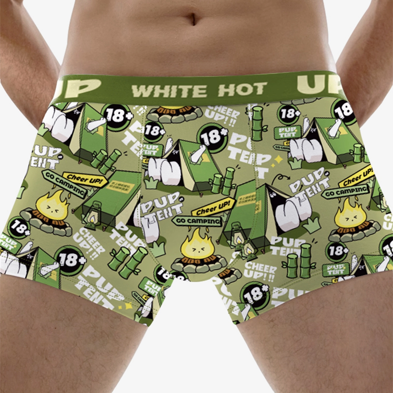 WHITE HOT PUP TENT