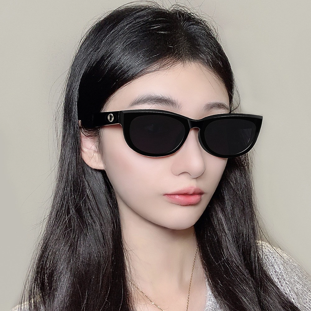 无限兔 复古嘻哈素颜海边防晒小框网红女款墨镜防紫外线高级感偏光星空 太阳眼镜 男女同款情侣款