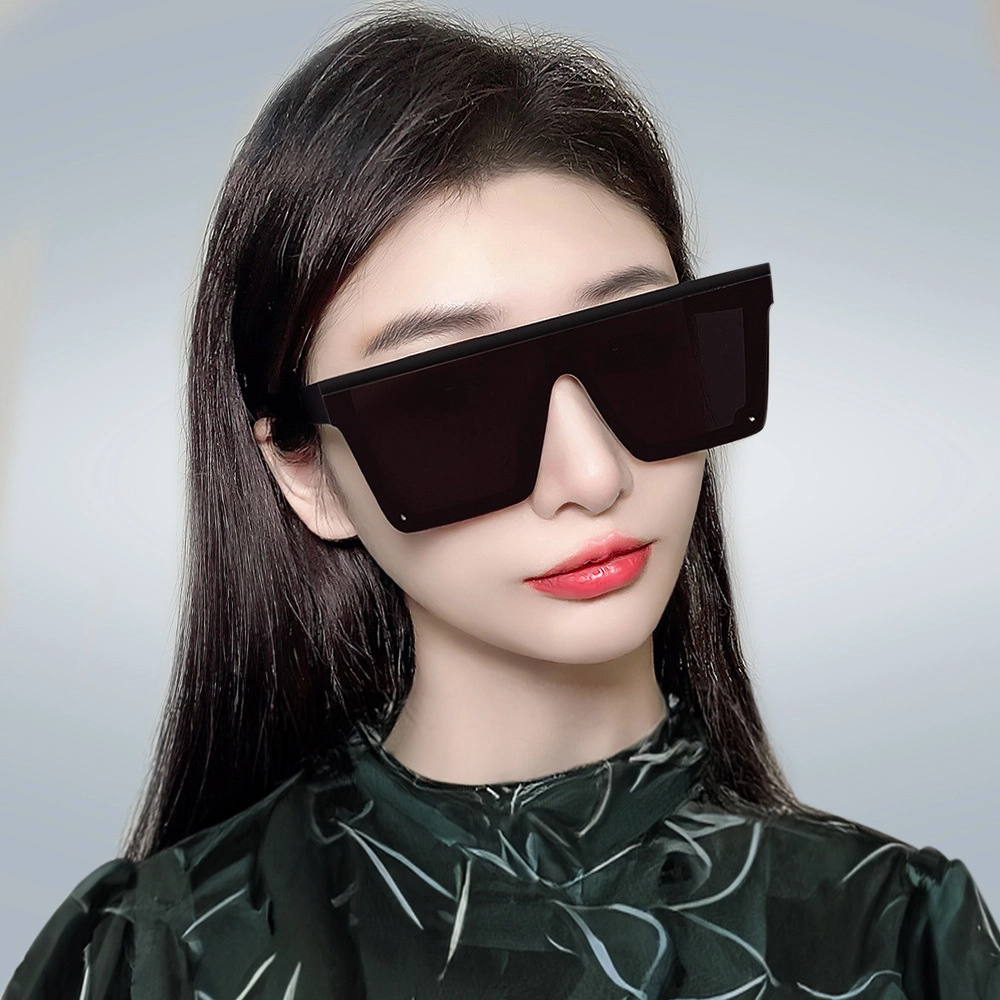 【欧美潮流】 无限兔 高级感连体防晒开车出行防紫外线时尚百搭 太阳眼镜 男女同款情侣款