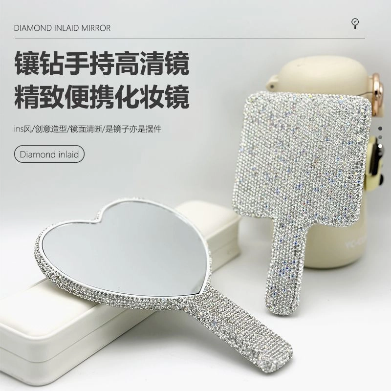 计轩 欧式公主手持镜子 可爱随身