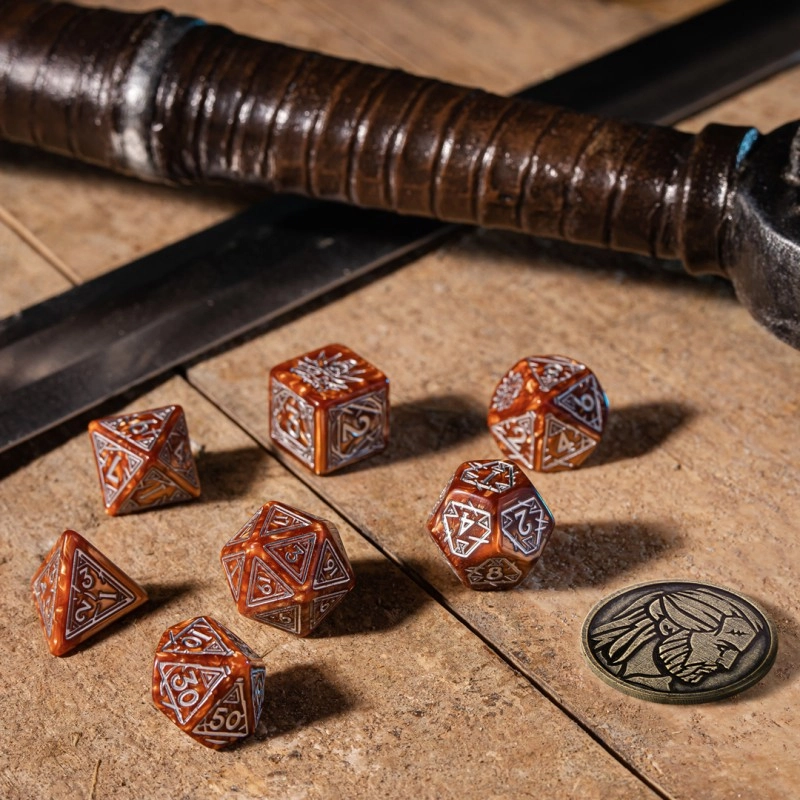 The Witcher Dice Set. Geralt - The monster slayer