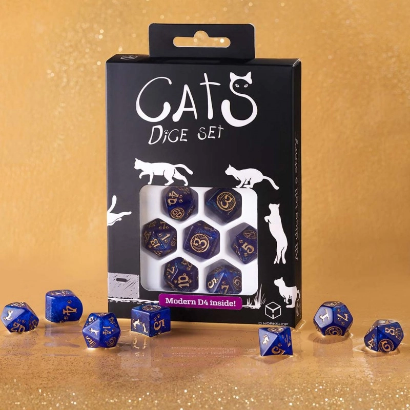 CATS Modern Dice Set Meowster
