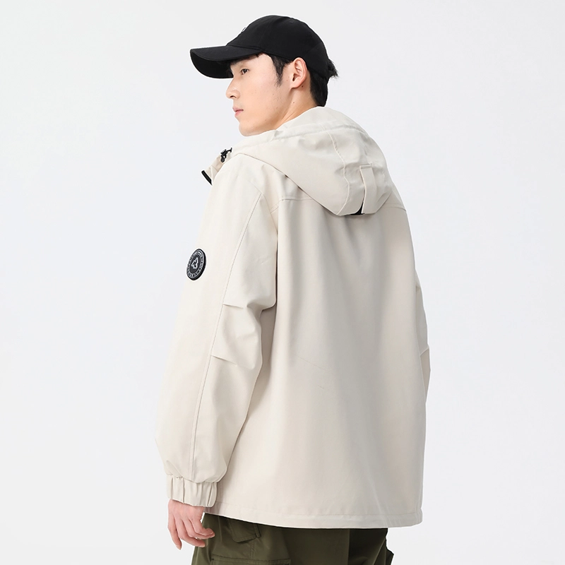 羽浅 防水防风冲锋衣春秋冬季潮牌外套机能软壳登山服夹克 男款