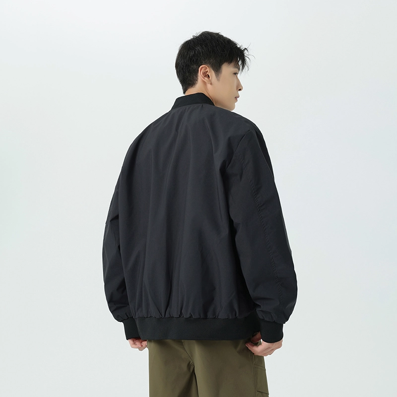 羽浅 春秋冬季潮牌时尚防风外套百搭休闲立领开衫工装上衣服夹克 男款
