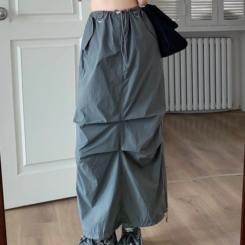 水中花 时尚气质百搭高腰清新休闲长裙 女款