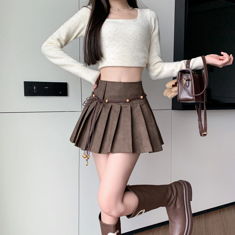 水中花 舒适简约通勤百搭休闲短裙 女款