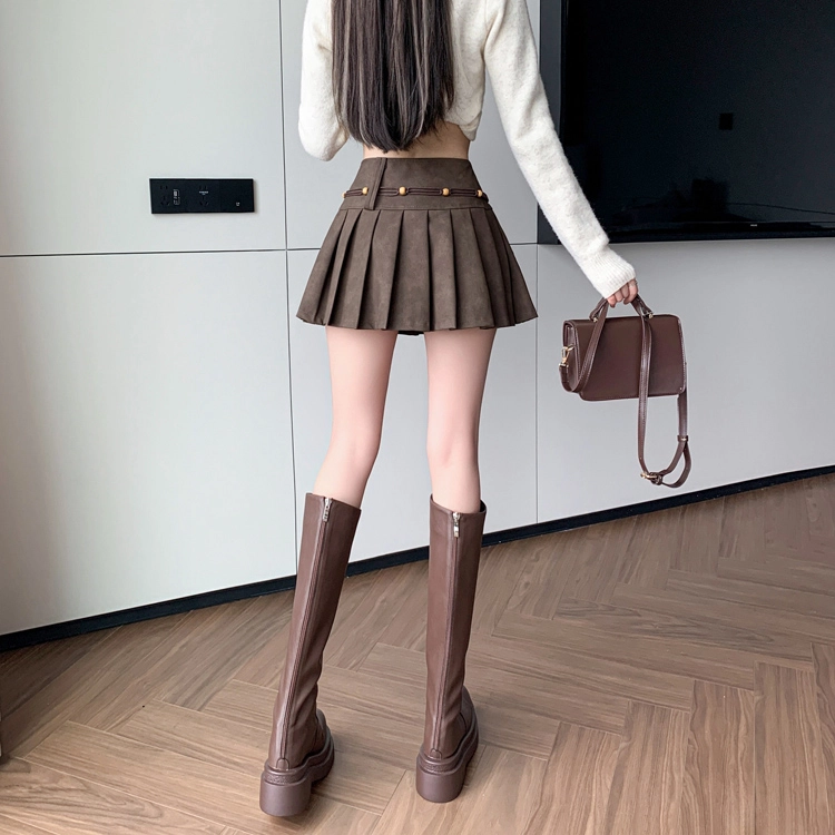 水中花 舒适简约通勤百搭休闲短裙 女款