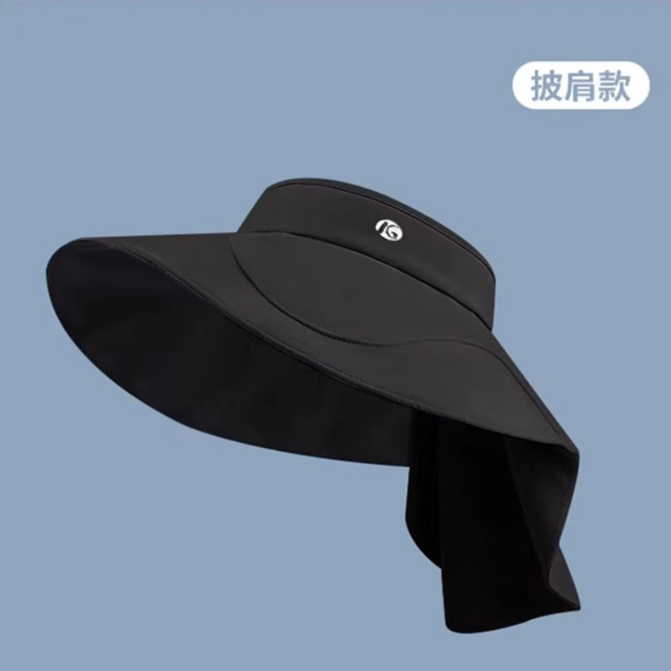 冠辉 户外防紫外线空顶透气太阳帽 聚酯纤维 防晒帽 男女同款情侣款