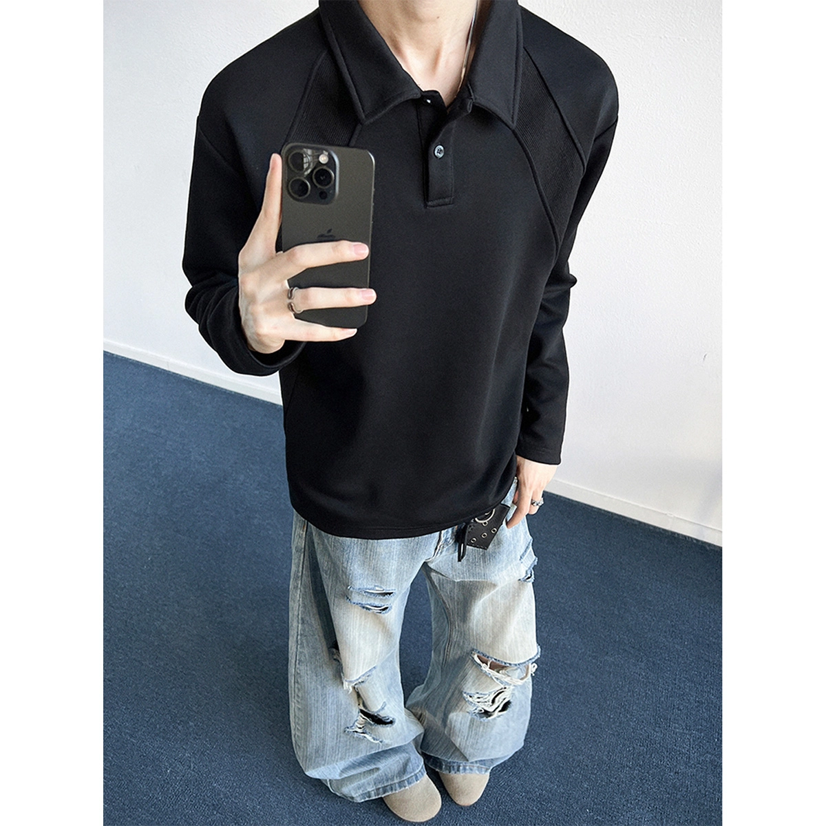 SOUL WORKER polocleanfitT