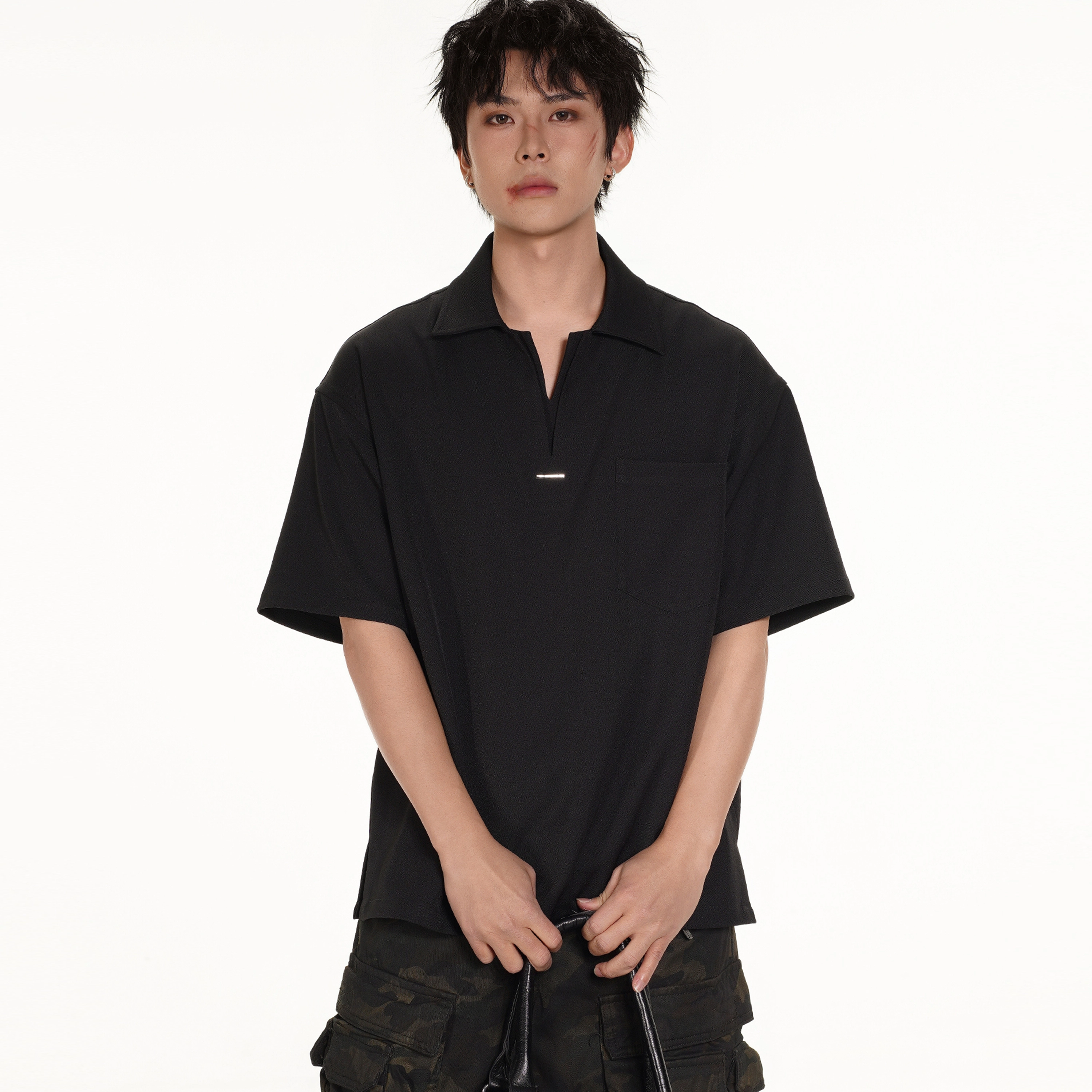 MARK WAFFLE Polo