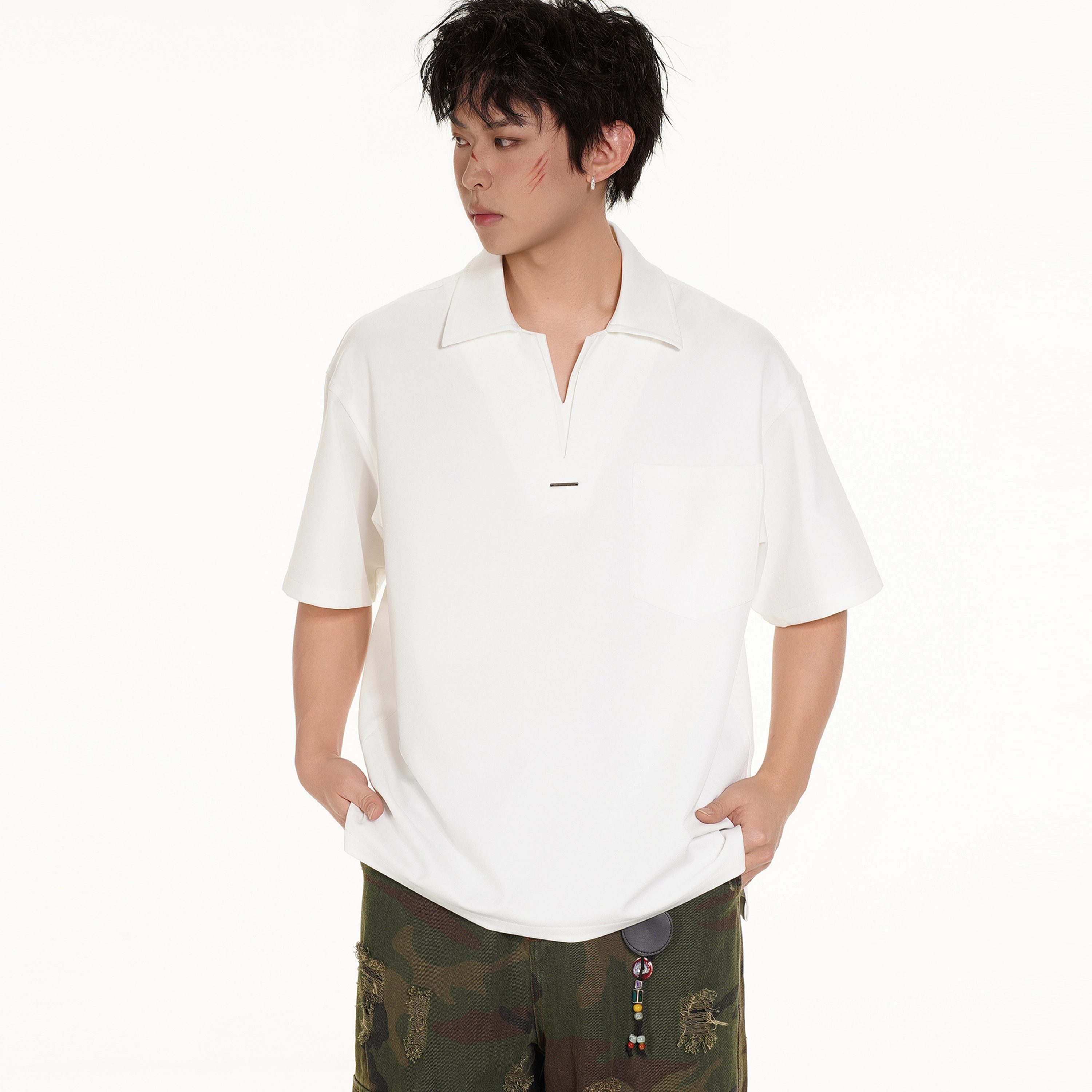 MARK WAFFLE Polo