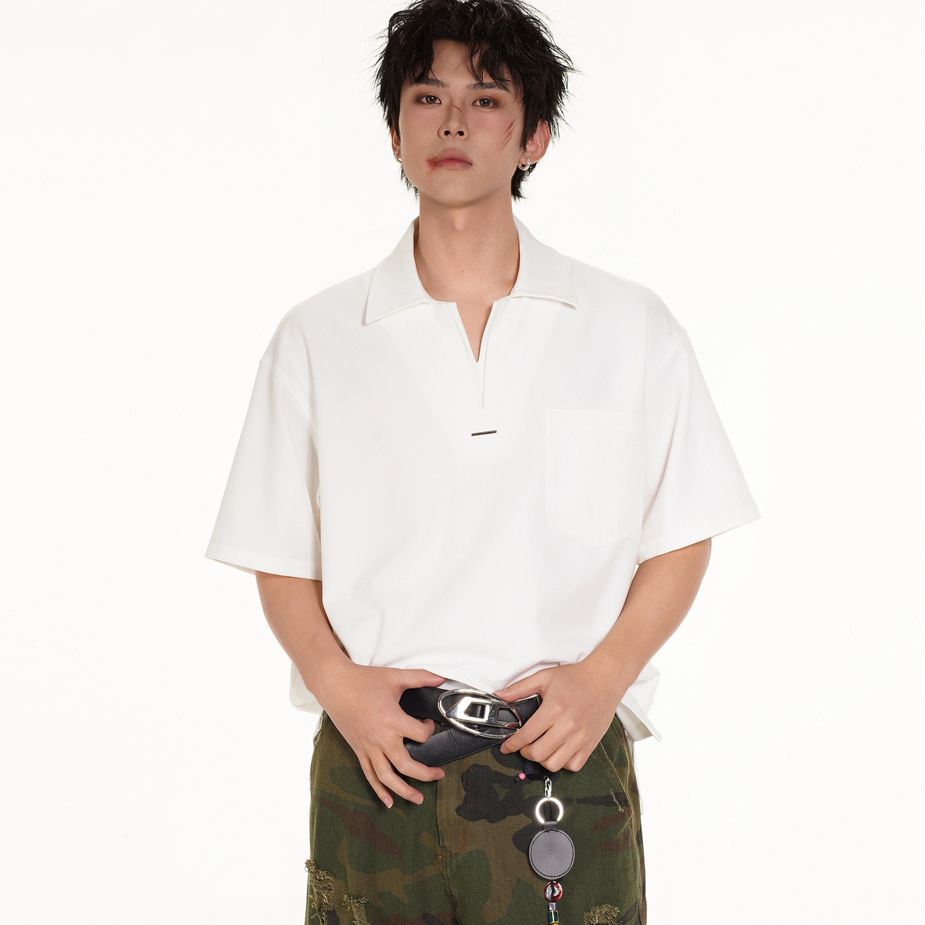 MARK WAFFLE Polo