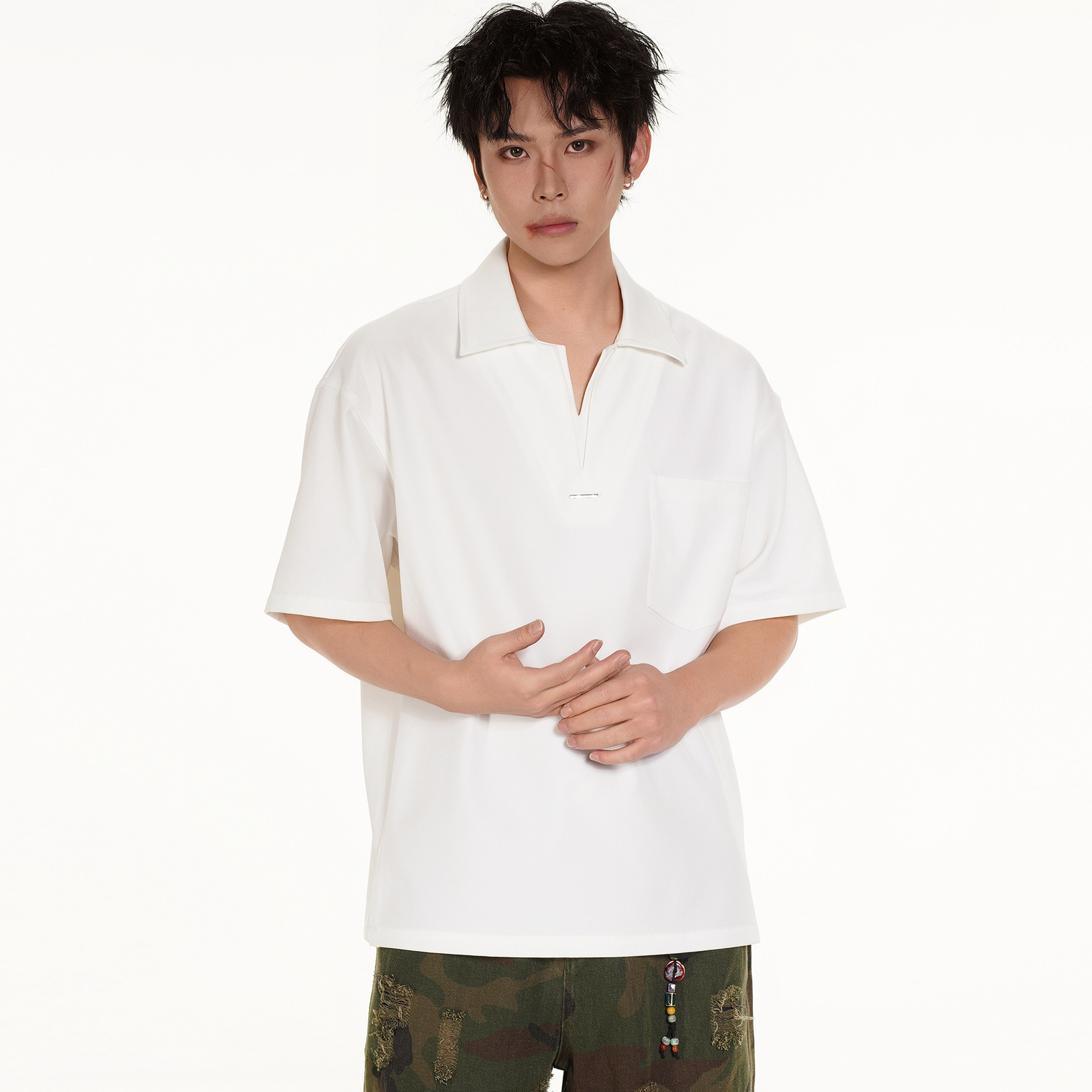 MARK WAFFLE Polo