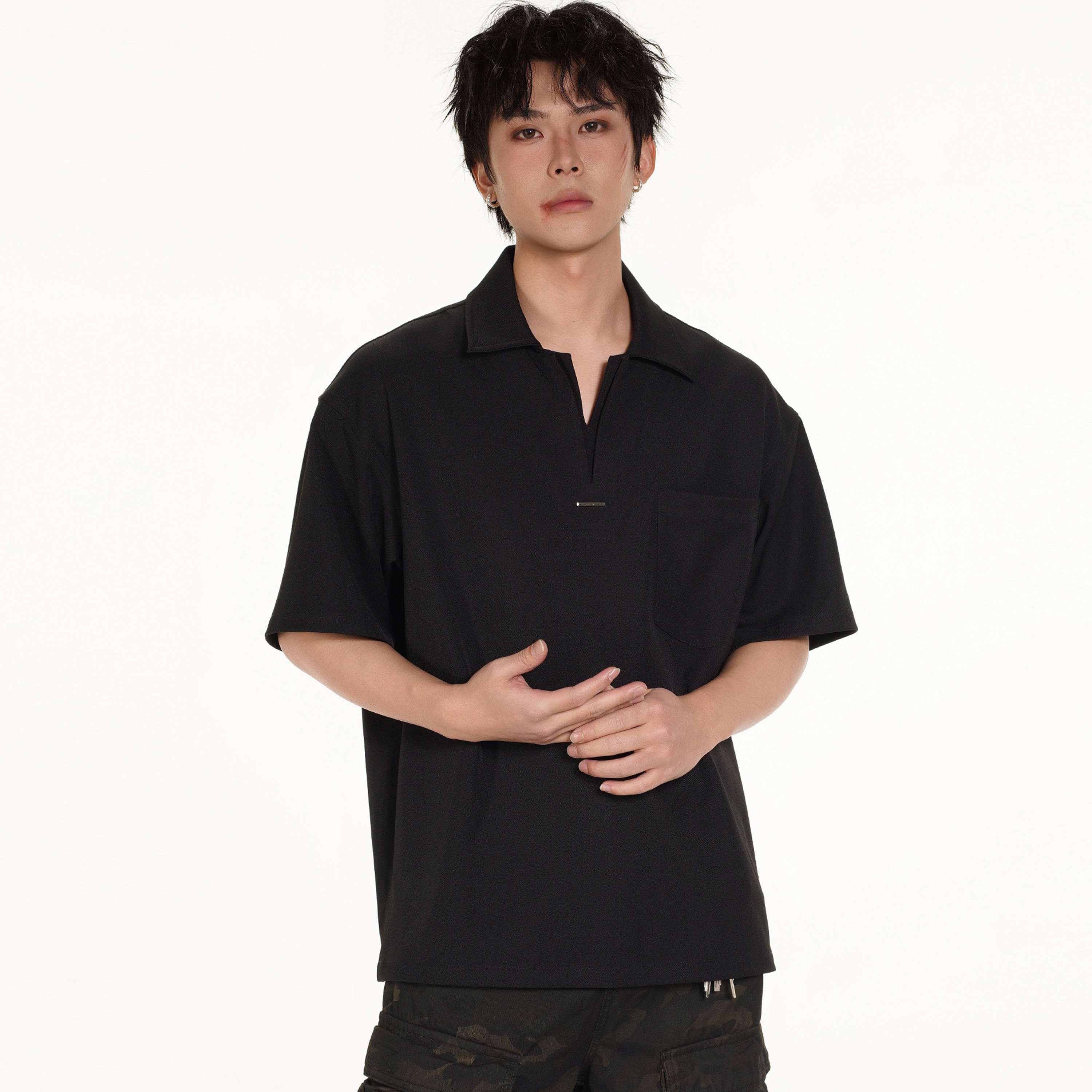 MARK WAFFLE Polo