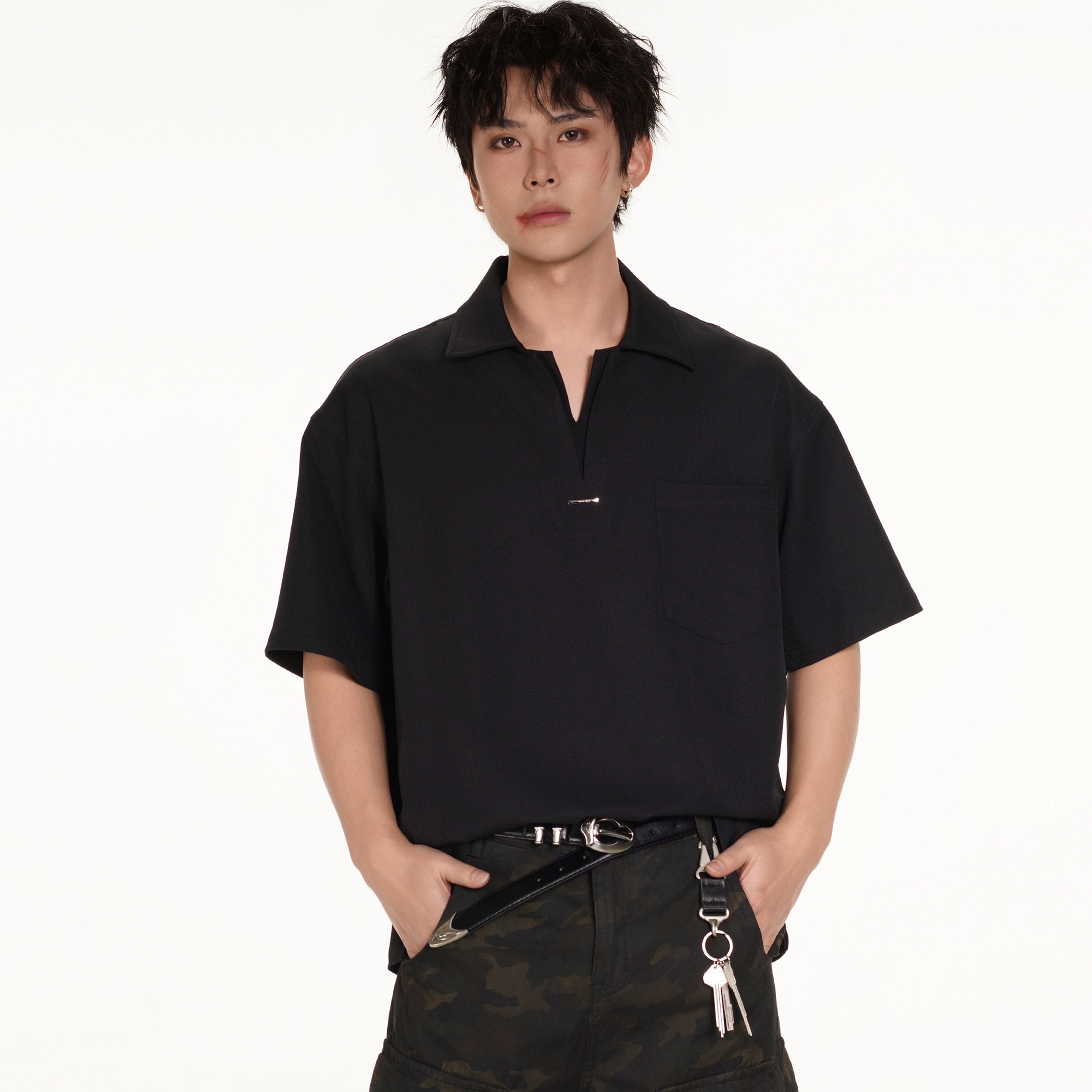 MARK WAFFLE Polo