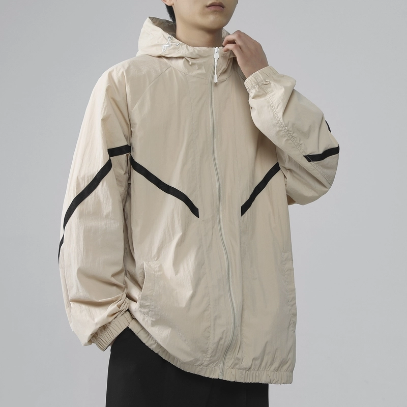 左岸 宽松透气轻薄款冰丝凉感户外运动防晒服 男款