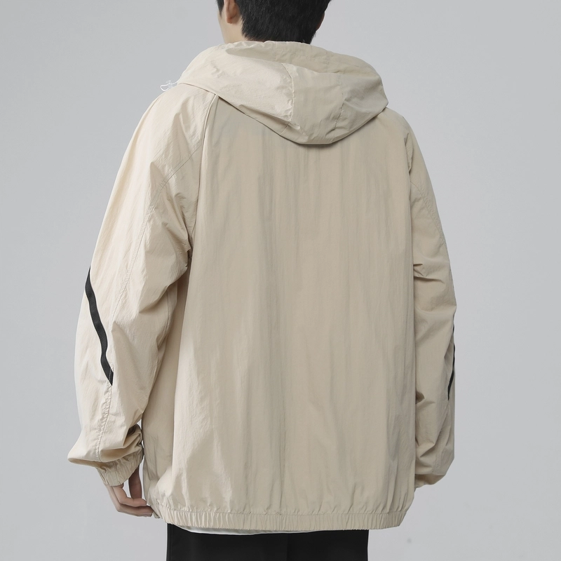 左岸 宽松透气轻薄款冰丝凉感户外运动防晒服 男款