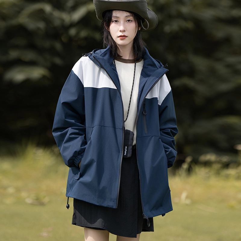 左岸 美式潮牌山系户外三合一防风保暖外套男可拆卸冬季旅游登山服夹克 男款