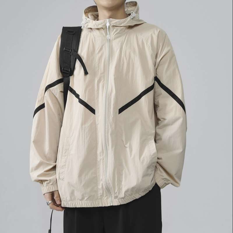 左岸 宽松透气轻薄款冰丝凉感户外运动防晒服 男款