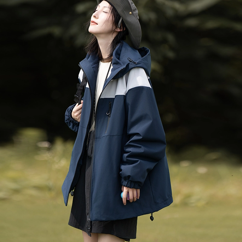 左岸 美式潮牌山系户外三合一防风保暖外套男可拆卸冬季旅游登山服夹克 男款