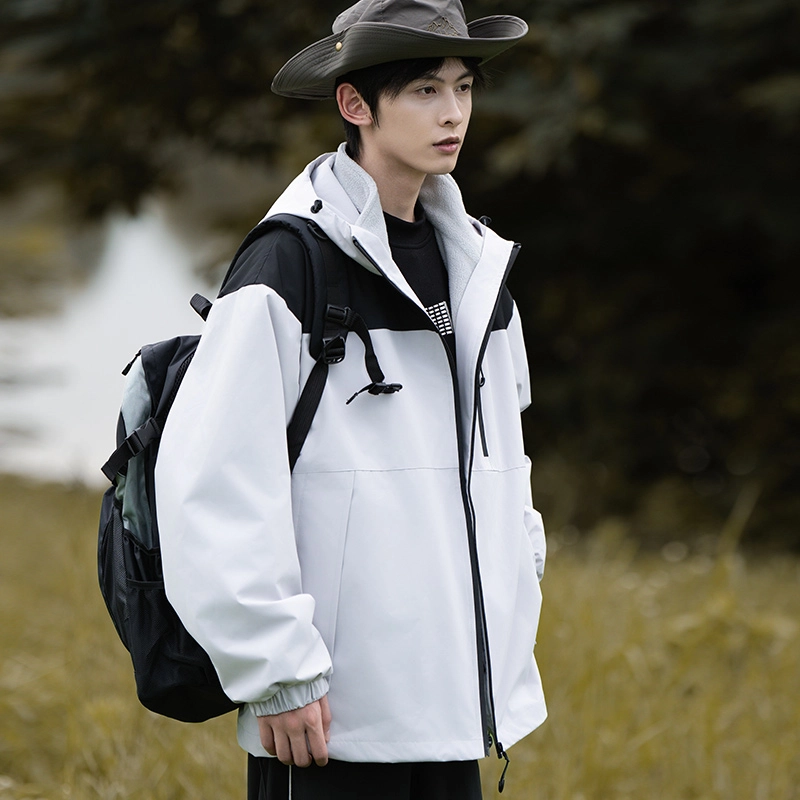 左岸 美式潮牌山系户外三合一防风保暖外套男可拆卸冬季旅游登山服夹克 男款