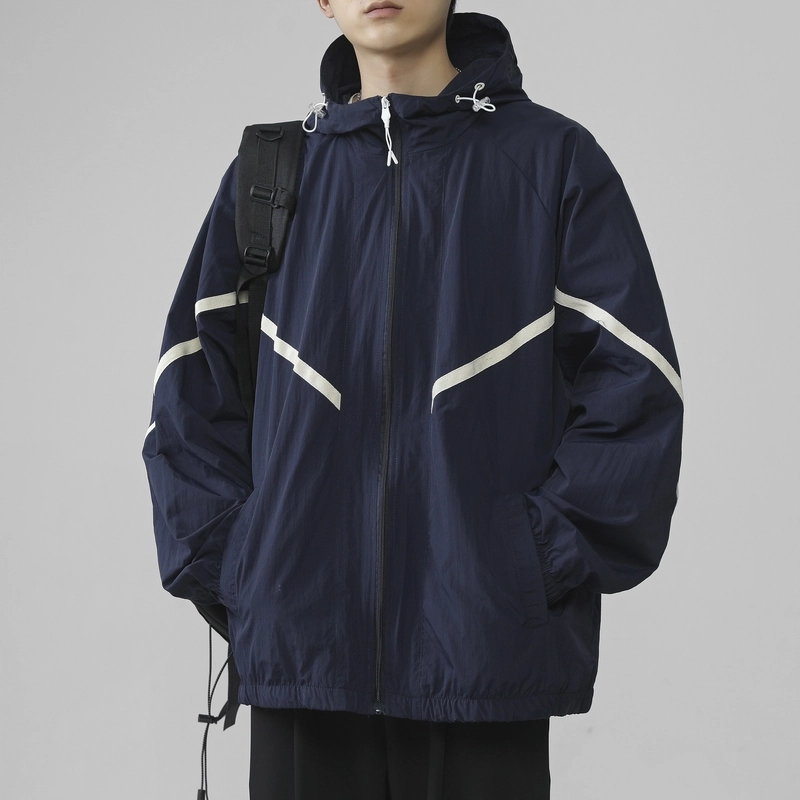 左岸 宽松透气轻薄款冰丝凉感户外运动防晒服 男款