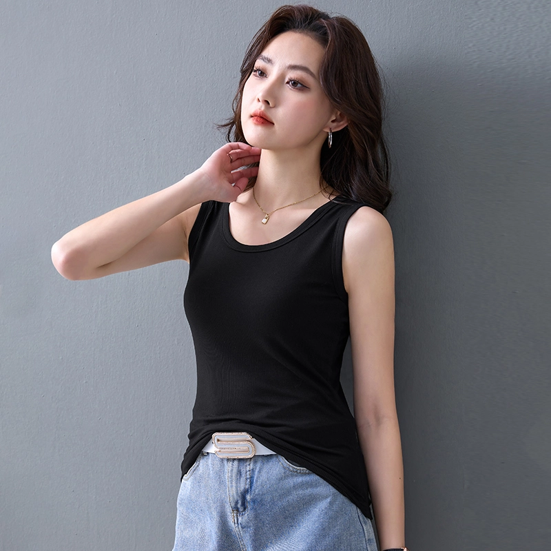 左岸  夏季休闲百搭时尚修身简约日常通勤户外活动锻炼健身透气吸汗冰丝  运动背心  女款