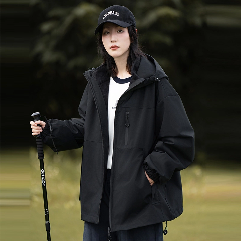 左岸 美式潮牌山系户外三合一防风保暖外套男可拆卸冬季旅游登山服夹克 男款
