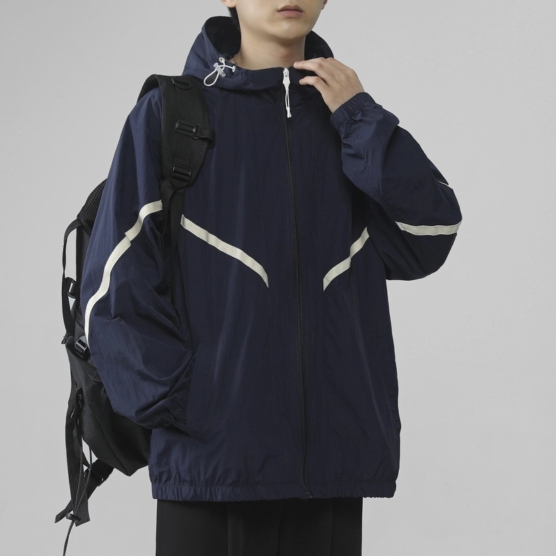 左岸 宽松透气轻薄款冰丝凉感户外运动防晒服 男款