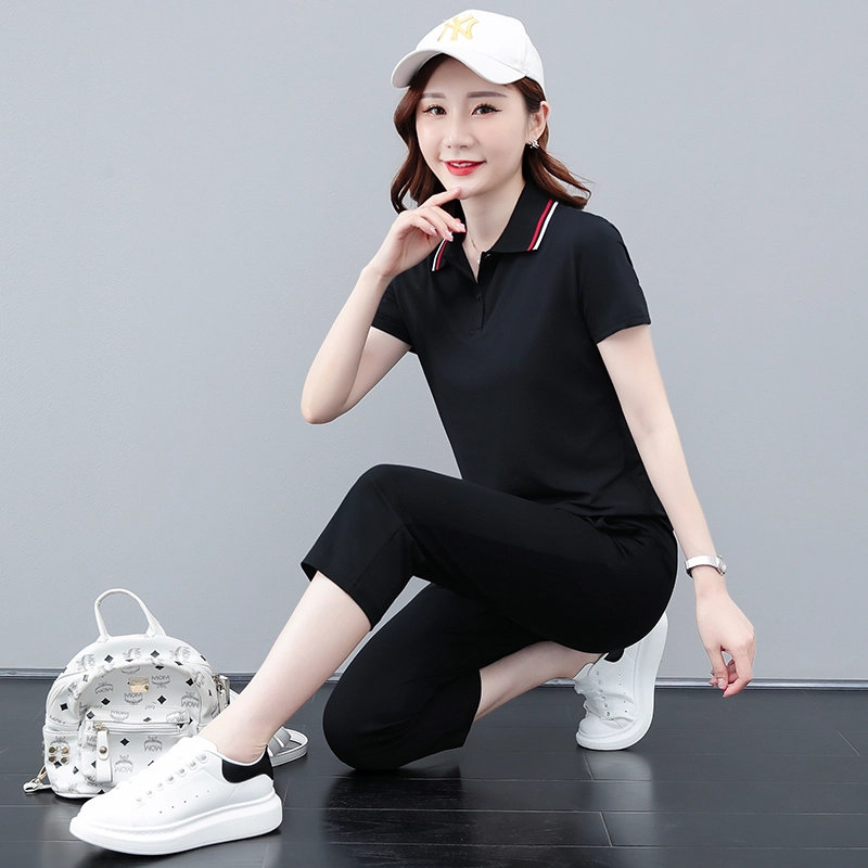 左岸 百搭舒适时尚简约休闲套装 女款