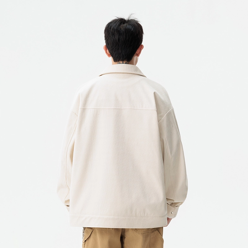左岸 春秋外套男季宽松休闲衬衫青少年胖子加肥加大码千鸟格夹克 男款