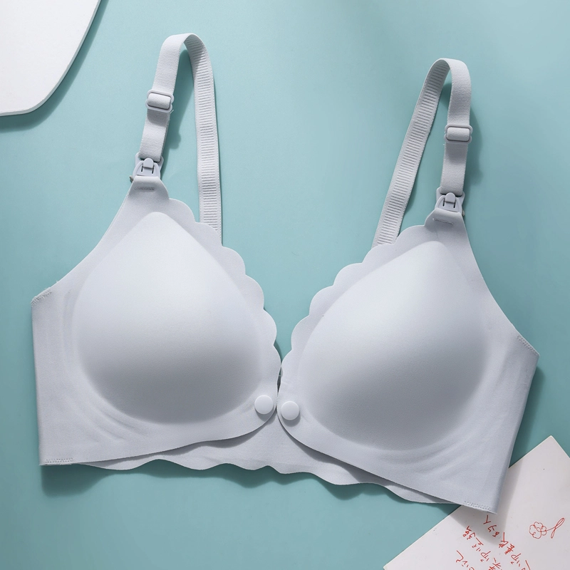 浪莎 薄款 无痕迹 聚拢 透气舒适 哺乳文胸