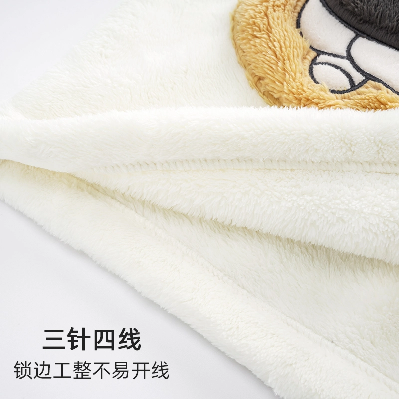 浪莎 双面贵妃绒冬季男女珊瑚绒卡通睡衣长袖立领休闲 简约舒适柔软束脚裤保暖加绒加厚 家居套装  情侣款  深灰色/黄色