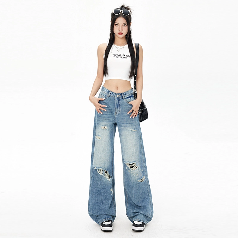 玫丝朵 气质舒适百搭牛仔裤 女款