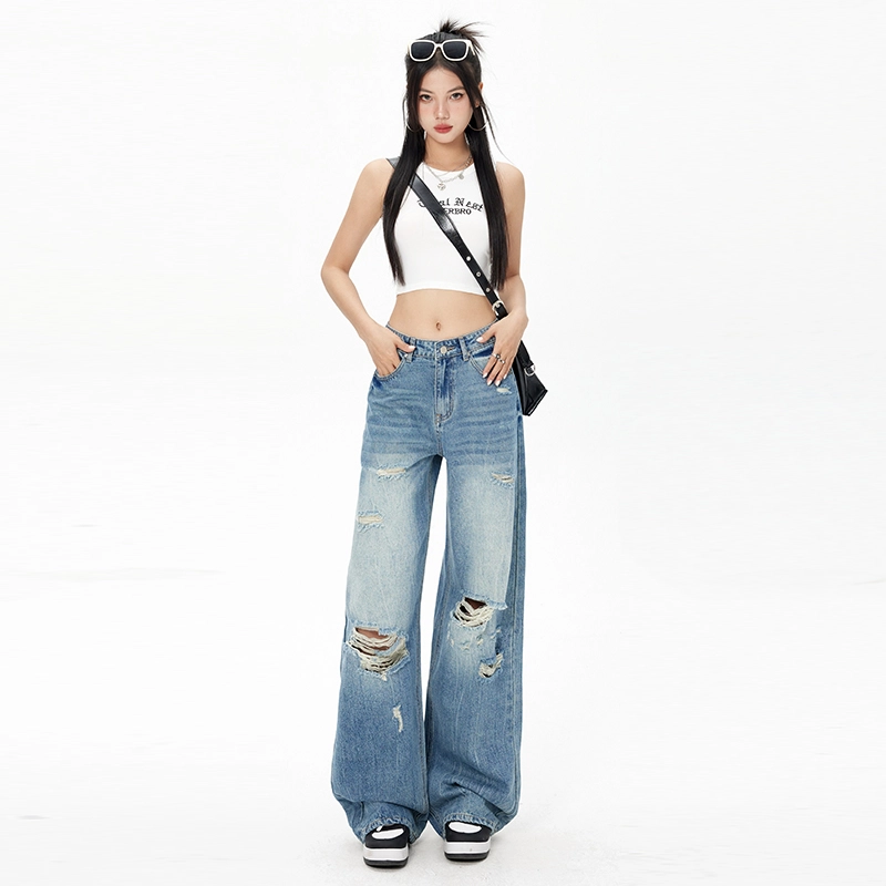 玫丝朵 气质舒适百搭牛仔裤 女款