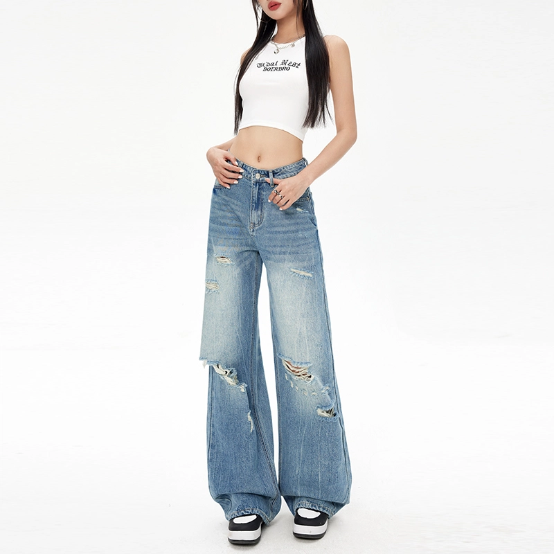 玫丝朵 气质舒适百搭牛仔裤 女款