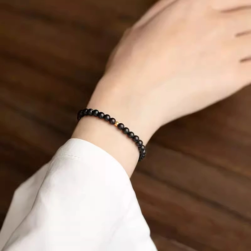 达隆 沉水级中国古风 黑檀 手串 男女同款情侣款