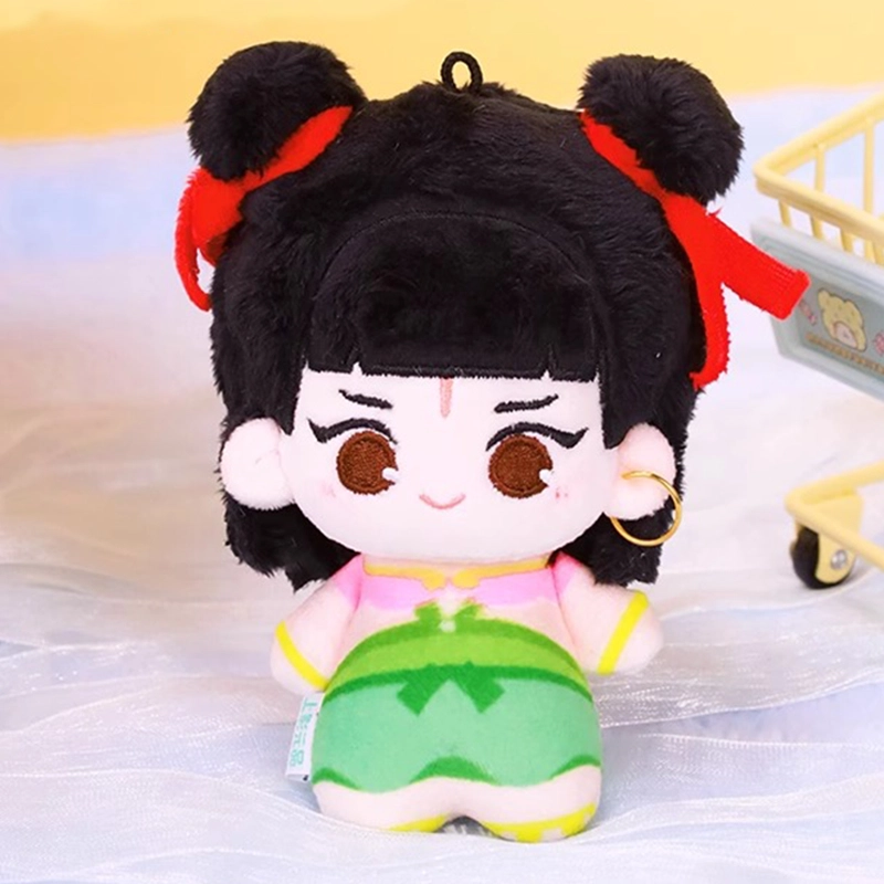 上美影 哪吒闹海系列卡通国潮敖丙钥匙扣饰品玩偶包包公仔动漫周边 聚酯纤维 挂件 男女同款情侣款