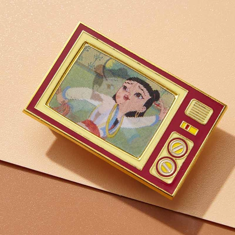 上美影 哪吒闹海大闹天宫勋章胸章饰品 个性可爱创意学生书包 徽章