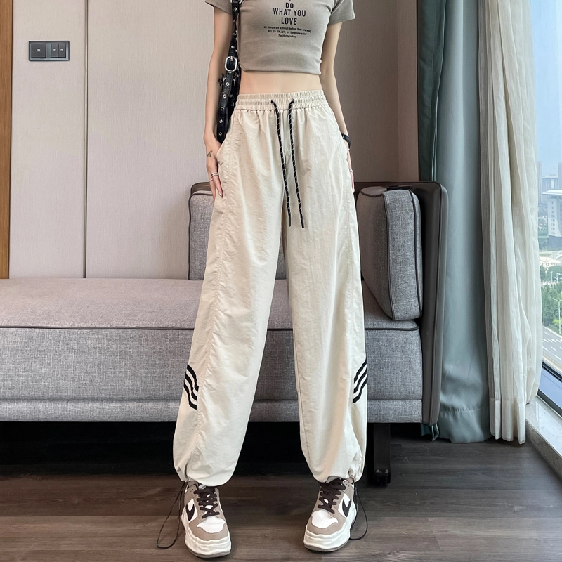帝狼牛 薄款高腰速干裤两穿运动裤休闲裤 女款