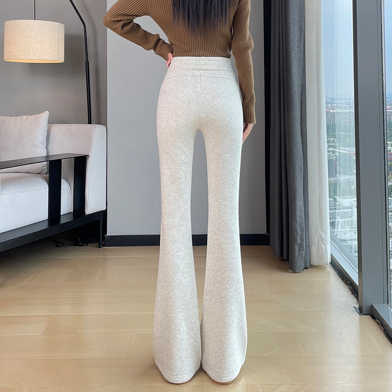 思蓓儿 百搭微喇叭裤高腰裤子卫裤马蹄裤休闲裤 女款