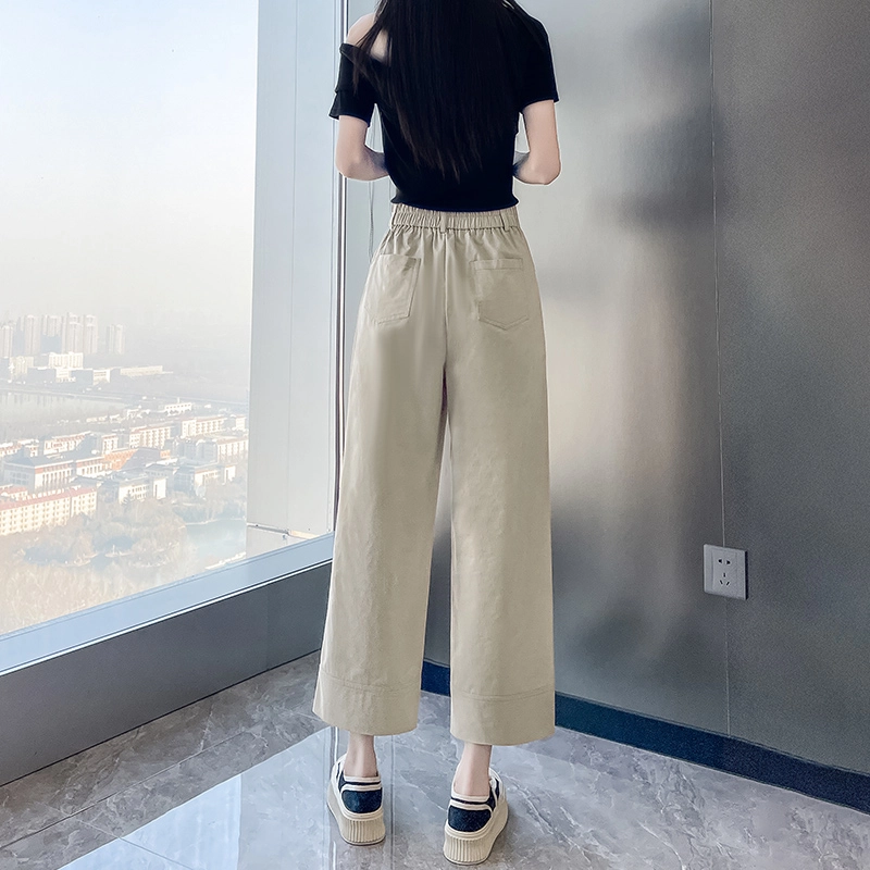 思蓓儿 小个子九分镰刀裤直筒休闲裤 女款