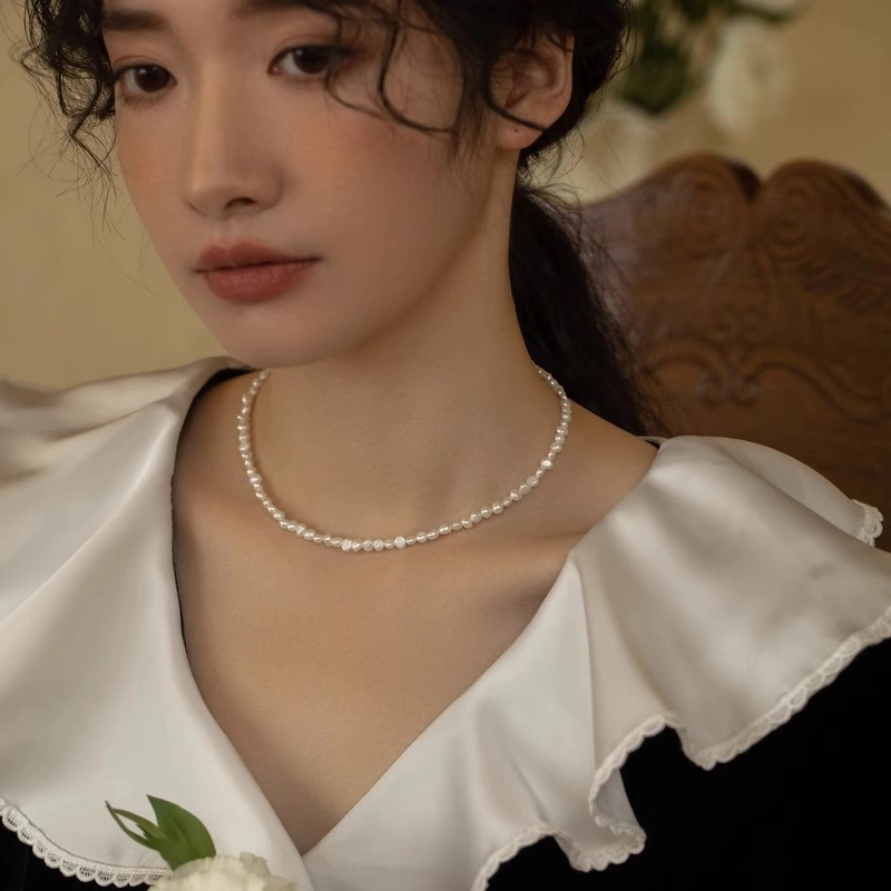 韵系 巴洛克不规则淡水珍珠高级感小众 铜镀金 项链 女款