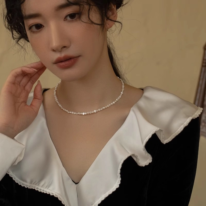 韵系 巴洛克不规则淡水珍珠高级感小众 铜镀金 项链 女款