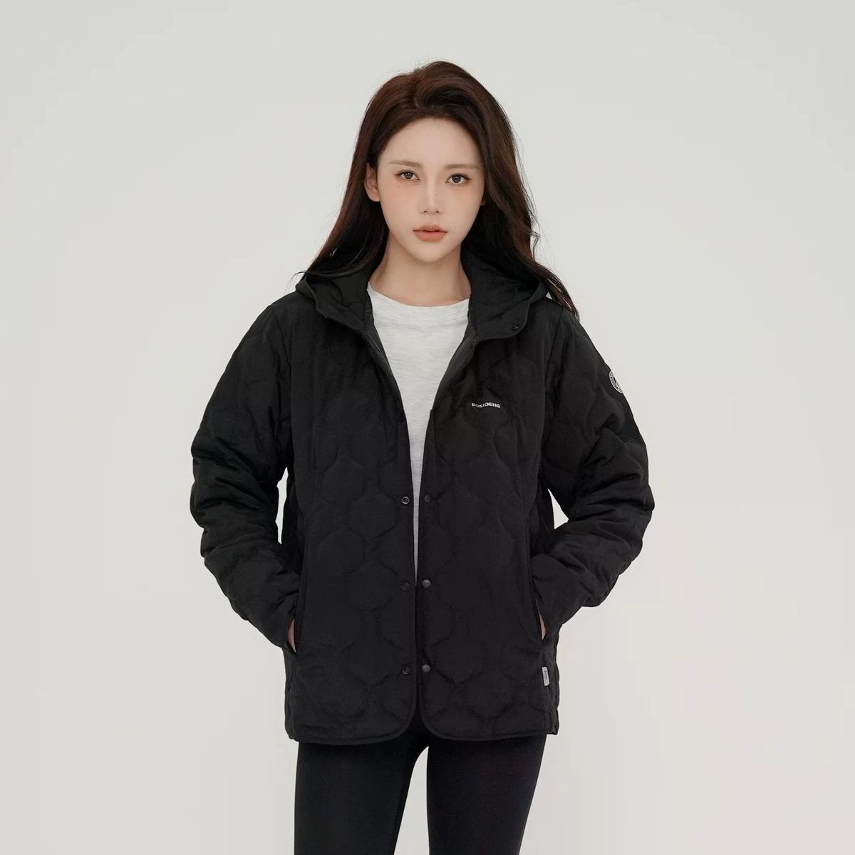 波司登 时尚百搭纯色常规长袖通勤羽绒服 女款